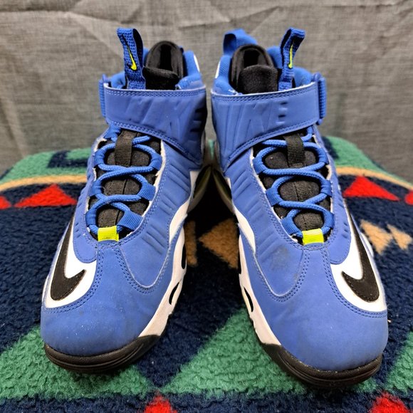 Nike Air Griffey Max 1 GS Varsity Royal Blue Volt DJ5162-400- 5.5Y Kids - Picture 2 of 16